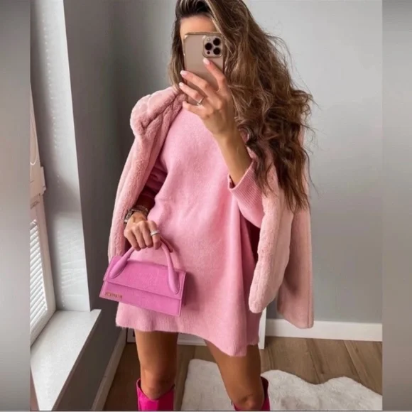 Zara Oversized Soft knit Sweater - Picture 3 of 7